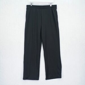 NWT Kim Rogers Soft Sets True Black Pants -Meium  34 / 30- Polyester Spandex Hig
